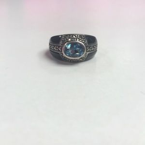 Gorgeous Sterling Silver Aquamarine Ring